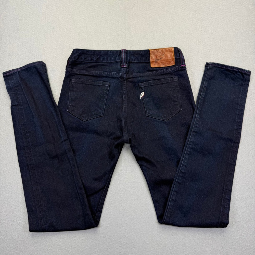 Pure Blue Japan Syoaiya Slim Straight Jeans Dark Stitching selvedge 3